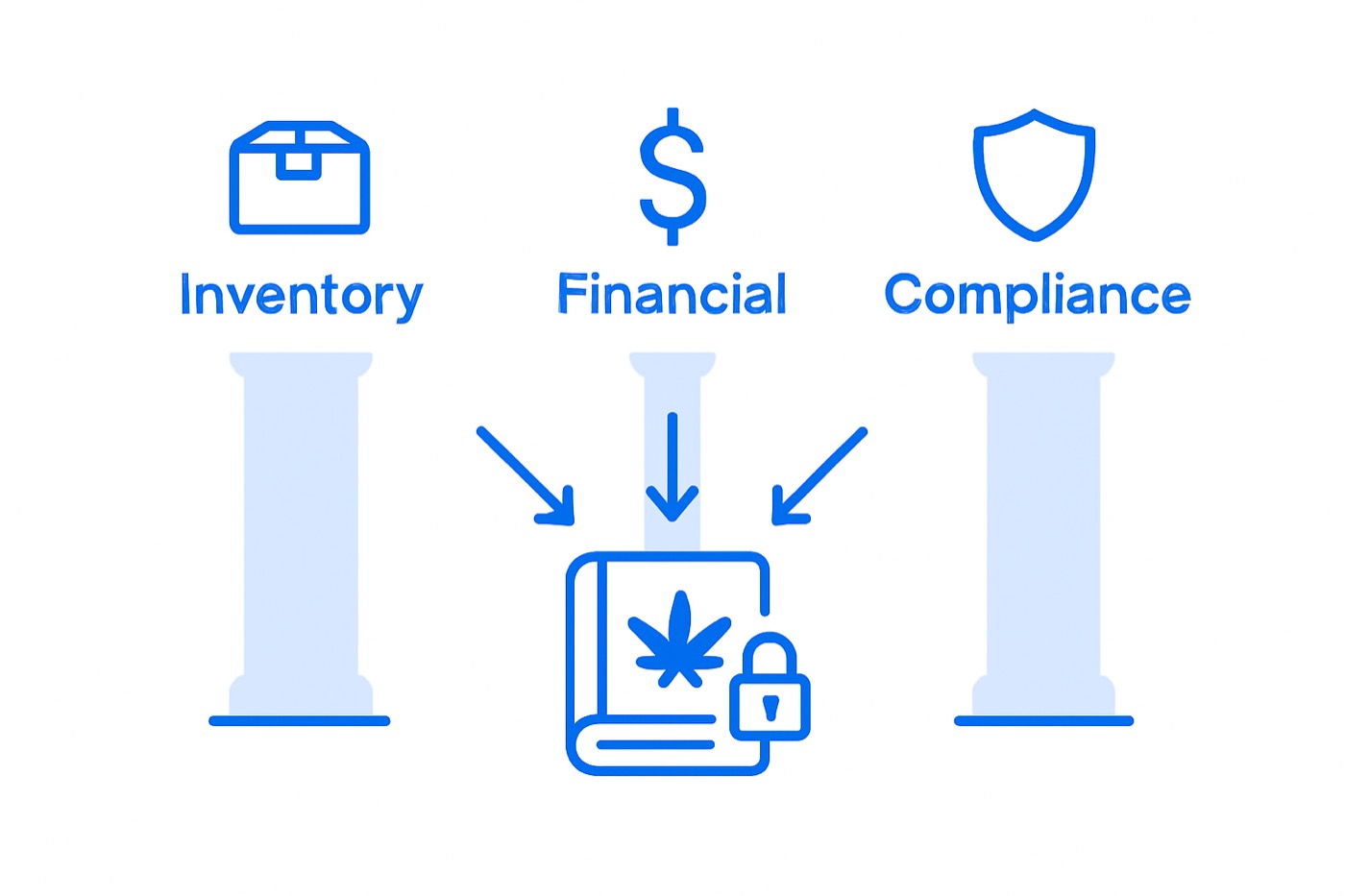 Infographic shows types of cannabis audit trails